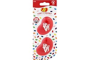 Jelly Belly 15710A 3D Gel Mini Vent Air Freshener Duo Pack-Very Cherry