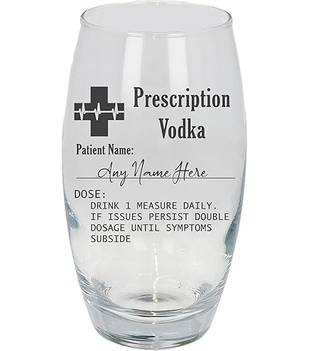 Personalised Engraved Crystal Highball Glass: Vodka Gift, Birthday