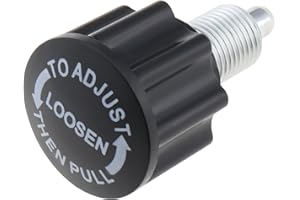 SG Store 4 Pezzi M16 Pull Pin Spring Knob Exercise Bike Pull-up Spring Knob Per Fitness Indoor Indoor Bicycle Regolazione Altezza 6,5x3,6x0,8 Cm Nero