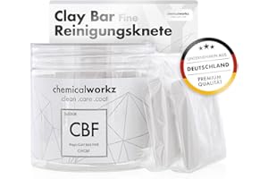 ‎CHEMICALWORKZ chemicalworkz® Magic Clay Bar (2x 50g) Reinigungsknete - Feine Reinigungsknetmasse & Lackreinigungsknete zur Auto Lackpflege & Lackreinigung