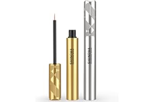 Shinowa 2 * 5ml Siero Premium per la Crescita delle Ciglia, Siero Nutriente per Migliorare Lunghezza e Densità delle Ciglia, Aumentare la Crescita Naturale delle Ciglia, Sopracciglia, Capelli, Barba