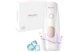 Hikyskin IPL Laser Hair Removal Device - Ice Cooling Painless & Long Lasting Results & Cleaning Lamp, at-Home Hair Remover for Women and Men, Full Body Smooth, 9 Levels and Unlimited Flash, Clean-1