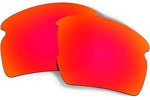 HKUCO Mens Replacement Lenses For Oakley Flak 2.0 XL Sunglasses Transparent Polarized
