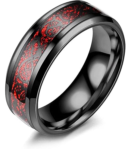 Glow In The Dark Lord Of The Rings Ring - Stainless Steel - Foto 8