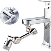 Kenly 1080 Derece D&ouml;nebilen Evrensel 2 Modlu Robotik Kol Mutfak Banyo Musluk Başlığı
