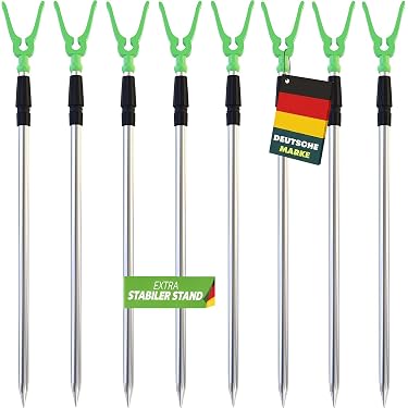 Lot De 6 Supports De Canne à Pêche En Silicone Robuste – Fixation Solide Et Réutilisable Pour Bateau, Bord De Rivière Ou Quai, Protection Anti-Choc