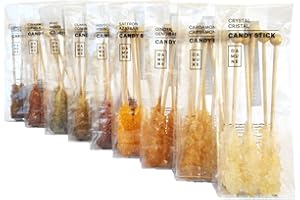 DAMUNE Azúcar Candy: Cristal (2), Cardamomo, Canela, Comino, Menta, Azafrán, Limón, Hibisco y Gengibre - 60 Sticks