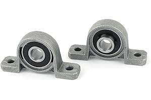 DollaTek 2PCS Bore 8mm Inner Pillow Block Mounted Insert Bearing for 3D Printer CNC Engraver Mill