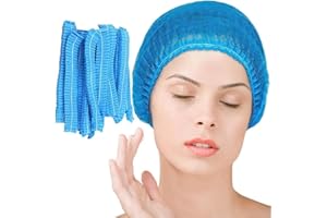 G.M. DISTRIBUZIONE GM 100 Pezzi Cuffia Chirurgica Blu, Cuffia in TNT, Taglia Unica, Cuffia Capelli Per Cucina o Dentista, Strumento Igienico Medico, Cuffie Monouso per Capelli Uomo Donna