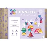 CONNETIX Manyetik Fayans Pastel Şekilli Genişletme Paketi, 48 Par&ccedil;a