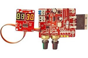 BEIJIEAIGUO Soudeuse Control Board NY-D01 100A Affichage numérique de soudage par temps Contrôleur de courant Timing ampèremètre rouge Outil bricolage industriel Accessoires
