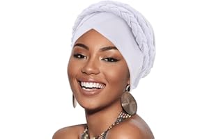 DRESHOW Chapeaux d'hiver pour Femmes Balaclava Knit Beanie Skull Cap avec Cordon de Serrage Chapeau écharpe à Capuche