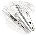 20 pezzi mini clip a coccodrillo in metallo morsetti a molla