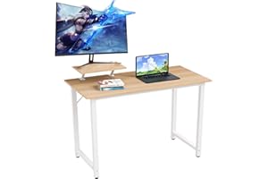 HAODACULTURE Escritorio para Ordenador portátil con Panel de Control, Mesa de Estudio y Trabajo de Oficina, Carga:150 kg (80*40*75cm)