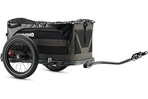 TAXXI Load 45 Lastenanhänger mit Federung für Fahrrad – Stabiler Fahrradanhänger bis 45 kg – gefedert, klappbar, wetterfest, Reflektoren, Kupplung, für Alltag & Freizeit