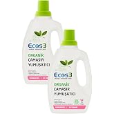 Ecos3 Organik &Ccedil;amaşır Yumuşatıcı 2&rsquo;li Set
