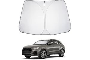 LUWU Compatibile con Audi Q3 F3 8U 2013-2023 2024 Parasole per la Parabrezza Anteriore Ripiegabile per Evitare i Raggi del Sole Protettore Contro i Raggi UV Auto Interni