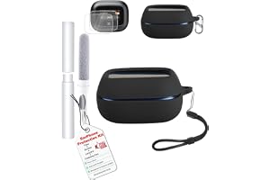 toergy Silikonskal + 2-pack hydrogelfolie för JBL Live Flex 4/LIVE Beam 4 HyperSpeed, stötsäker reptålig fingeravtryckssäker