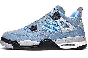 CLOFAB Sneakers for Men Women Air 4 Retro Classic Basketball Shoes Kids Casual Skate Shoes Light Non-Slip Work Running Walking Zapatos