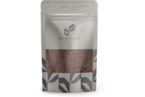 WabiFlur - Sabbia Naturale Rossa Red Zafiro per Acquari e Acquaterrari | Granuli da 1 mm | Ispirata alle Spiagge Peruviane con Alta Concentrazione di Ferro, Confezione da 1 kg