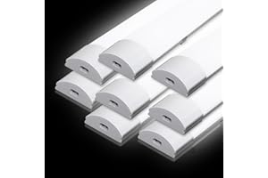 ‎JOPASSY Jopassy Feuchtraumleuchte LED 8x 150cm Neutralweiß IP65 Wasserfest feuchtraumlampe Werkstattlampe leuchtstofflampe Wannenleuchte lampe feuchtraum Leuchte für Garage Keller Bad Büro Warenhaus