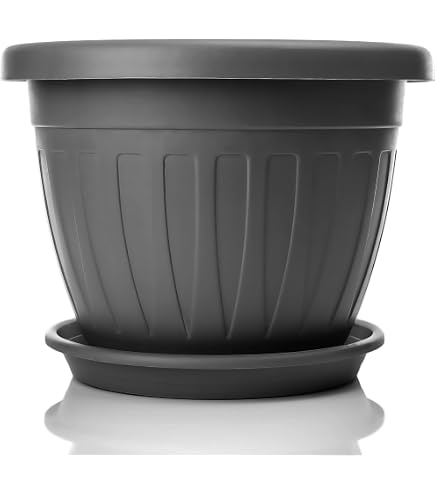 FIORIERA GRANDE VASO DA GIARDINO GARDEN CILINDRO 50 CM COLORE