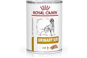 Royal Canin Veterinary Urinary S/O | 12 x 410 g | Pienso Completo para Perros | para disolver los cálculos de estruvita y Reducir su recurrencia