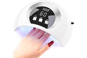 KISSPET UV Nail Lamp, Nail Dryer 54W UV Lamps for Gel Nails with 3 Timer, Auto Sensor, LCD Screen, USB Plug, Led Nail Lamp Nails Dryers, Nail-Lamps, Gel Nail Lamp, Portable Nail UV Lamp