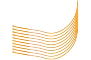 Keenso Línea de Pesca con Mosca, 10PCS 30LB / 50LB Conector de Bucles de Pesca, Accesorio de Aparejos de Pesca