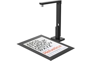 CZUR Lens 1200 Pro Portable Scanner, A4 Document Scanner, 12 MP Scanning Camera, OCR Recognition Capability, Compatible with MacOS Windows, for Online Education and Video Conferencing