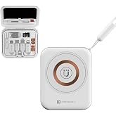 Portronics Smartpod 3 in 1 Wireless Charger with Multifunctional Cable & Cleaning Kit, Makeup Mirror, 60W Type C Cable, Mobil