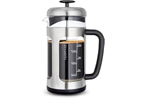 Easyworkz Stainless Steel French press 1000 ml coffee maker with Borosilicate Glass