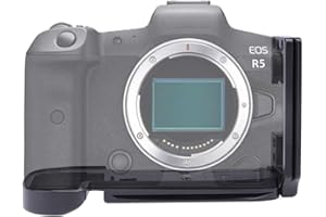 R5C R5 R6 L Bracket Plate, Hersmay Camera Hand Grip Quick Release Plate Vertical L Bracket for Canon EOS R6 R5 R5C Camera