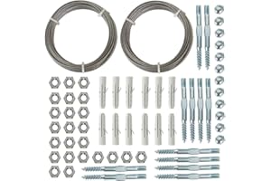 Nature 2X Treillis Métallique pour Plantes Grimpantes Support de Plantes Support Rosiers Mur Terrasse Patio Cour Extérieur Pergola