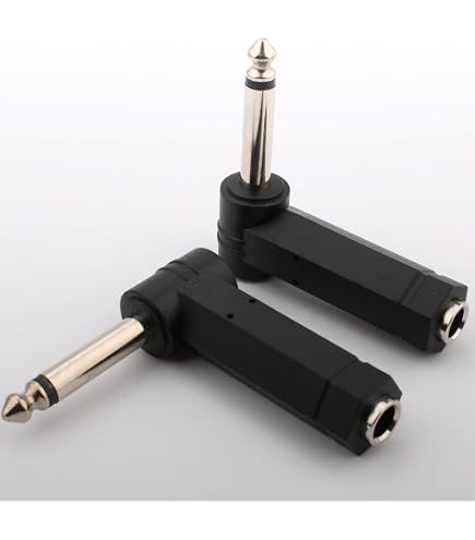 Cablepelado® - Adattatore audio mono RCA femmina a jack da 6,35 mm maschio