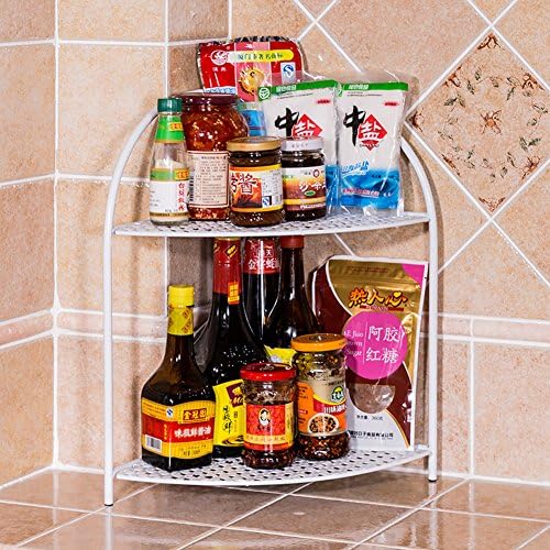 Bathroom racks/Toilet triangle floor corner/Wrought iron corner washbasin storage rack/bathroom rack-A
