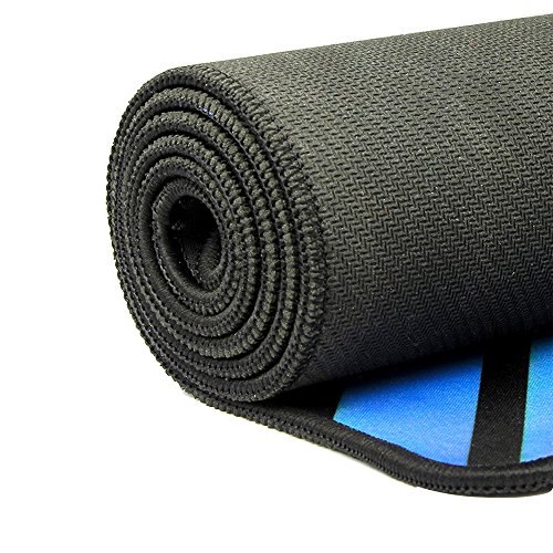 cmhoo verlängerter Gaming Mauspad/Pad genähte Kanten seidig glatte, Extended - 2