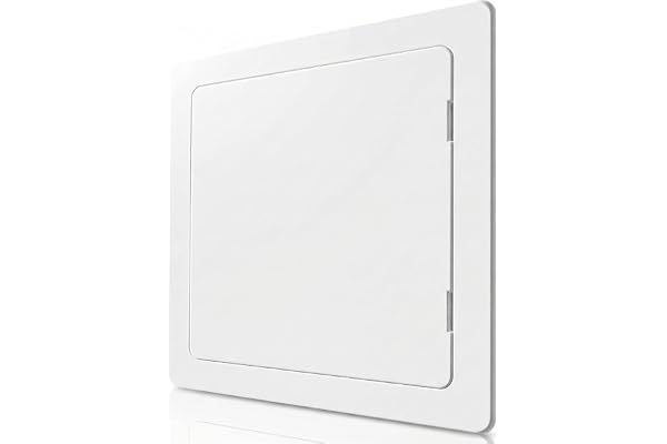 Trappe de Visite 200x200 mm - Trappe de Visite Plafond - Panneau Plafond Regard Compteur d’Eau Trappe pour Comble Baignoire et Boîtes à Fusibles - Dissimule les Câbles et les Tuyaux