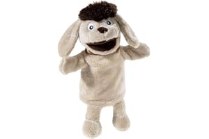 Heunec KG Sandmann und Seine Freunde, Handpuppe Hund Moppi GRS/PET Plüsch, Beige