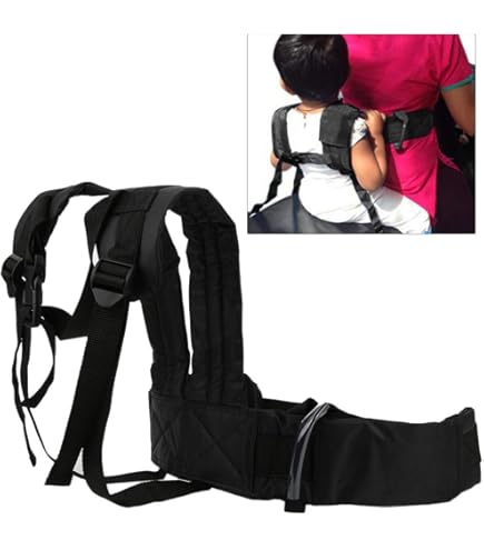 Breathable Motorcycle Harness For Toddlers Children's Motorcycle Safety Harness - Adjustable Reflective Belt With Handle For Kids Moto Enfant - View #3