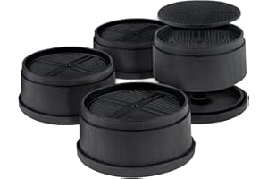 Uping Elevadores de Muebles Elevador Mesa Elevadores Cama Alzas Cama, Aumente Altura en 4cm o 8cm (Negro)