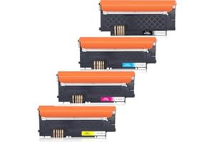 JHAAN Toner CLT-404S P404C toner kompatybilny z Samsung C480W Xpress SL C480FW C480 C480FN C430 C430W C48X CLT-K404S CLT-Y404S CLT-C404S CLT-C404S CLT-M404S (czarny cyjan żółty magenta) ,4 sztuki w