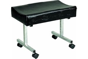 Homecraft Cardiff Verstellbarer Fußhocker, bequem gepolsterte Beinstütze, nach dem Einsatz für ältere Menschen, rutschfest und stabil