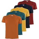 ALPIDEX Men's T-Shirt S-5XL Pack 5 Basic Short Sleeve 100% Cotton | 175 g/m2, Short Sleeve, Regular Fit, OEKO-TEX, Breathable