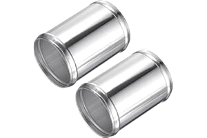 DMiotech 2pz (70mm/2.76" OD x 65mm ID) 6061 Raccordo per Tubo Flessibile Alluminio 4" Lunghezza Connettore Tubo Intercooler Tubo Aspirazione Aria con Rotolo Perline