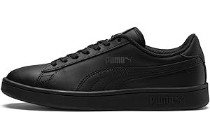 PUMA Smash V2 L Jr Sneaker, Czarny Puma Black Puma Black, 37.5 EU