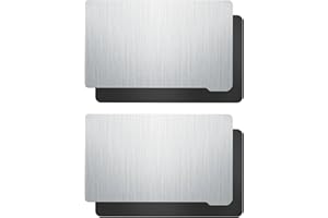 HAWKUNG 2 Stück Harz Magnetische Flexible Stahlplatte 202 x 128 mm Flex Bed für Anycubic Mono X, Anycubic Photon X, Smart Kumitsu KL9 Resin SLA 3D Drucker