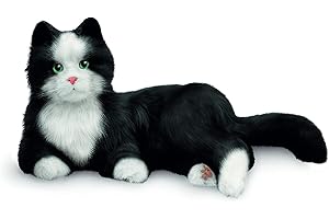JOY FOR ALL, Zeitlose, Innovative Haustier-Begleiter, Tuxedo-Katze, lebensecht & realistisch, Schwarz/Weiß