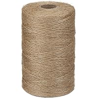 Vivifying 200m Jute-Schnur, Braun Natur Juteschnur für Garten Bilder Pflanzen Basteln