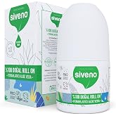Siveno %100 Doğal Roll On Aloe Vera Deodorant Ter Kokusu &Ouml;nleyici Bitkisel Leke Bırakmayan Vegan 50 ml